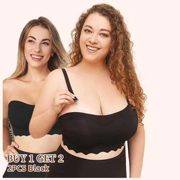 FBL®Plus Size Strapless Invisible Push Up Bra(BUY 1 GET 1 FREE)Beige+