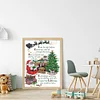 Merry Christmas-14CT Stamped Cross Stitch 32*45cm/12.6*17.72in(Brand)