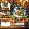 DIY Christmas Crystal Ball Acrylic Diamond Painting Desktop Ornaments