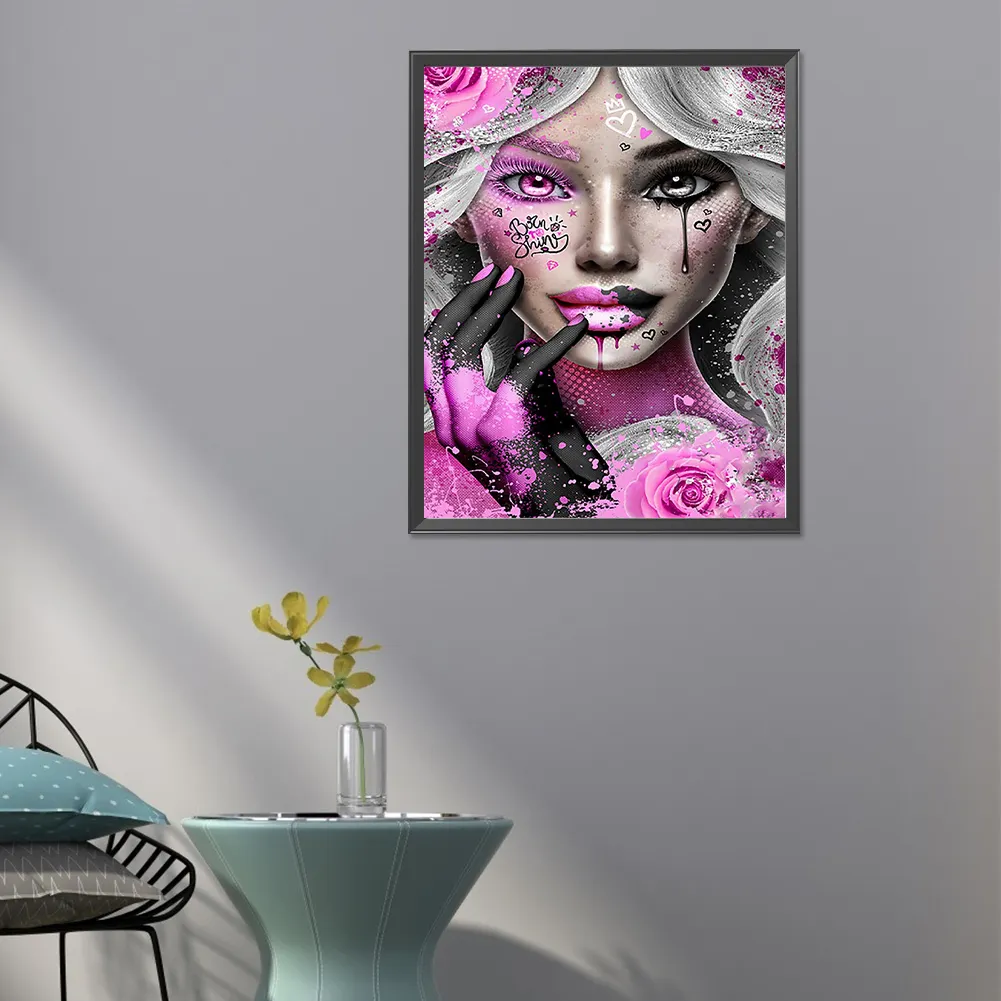 Full Round Diamond Painting 40*50cm - Girl