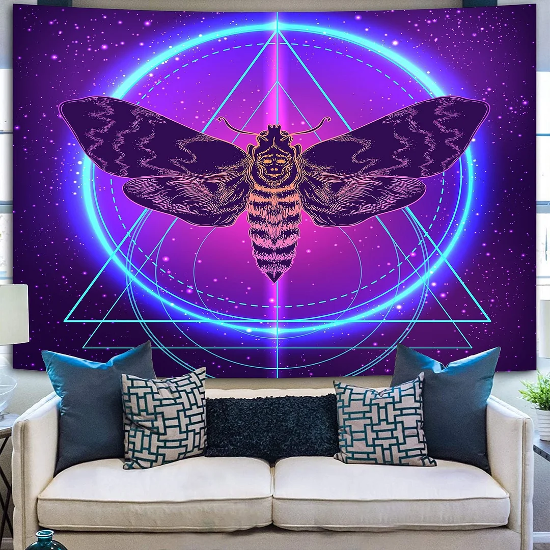 Indian Rainbow Psychedelic Buddha Tapestry Bohemia Abstract Mushroom Wall Hanging Tapestries Hippie Tarot Elephant Blanket Decor