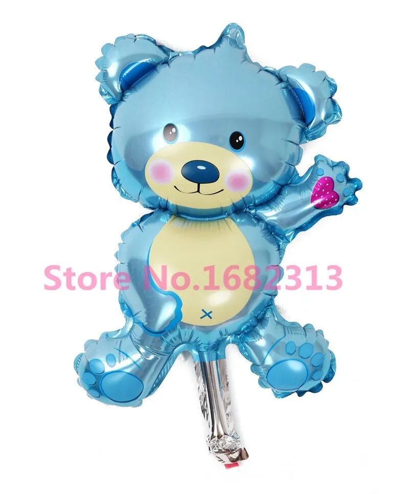 16 Inch Mini Teddy Bear Children's Toys Decoration Foil Balloons Birthday&Party Balloons Cartoon Helium Balloon Free Shipping