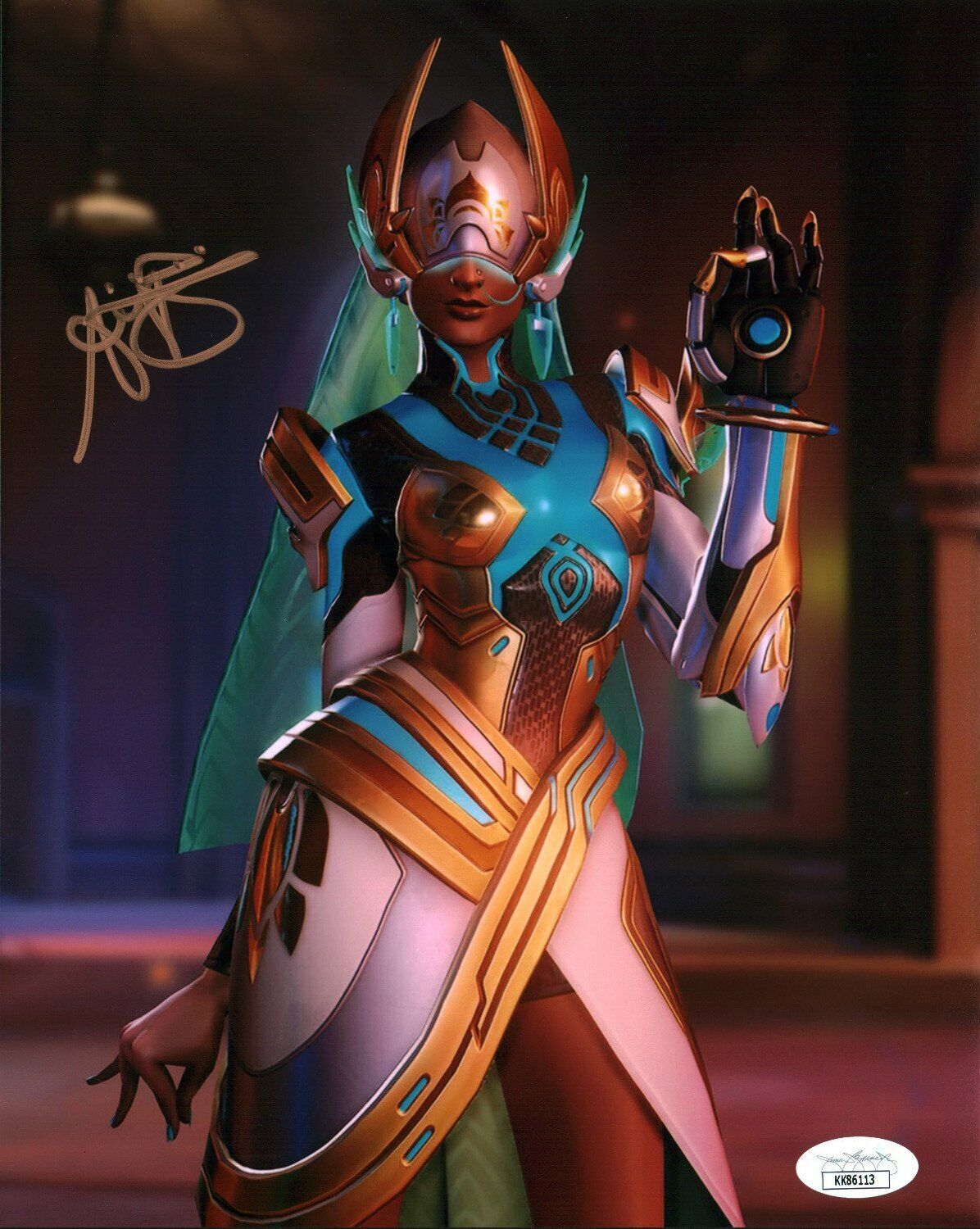 Anjali Bhimani Overwatch 8x10 Photo Poster painting Signed Autographed JSA Certified COA Auto