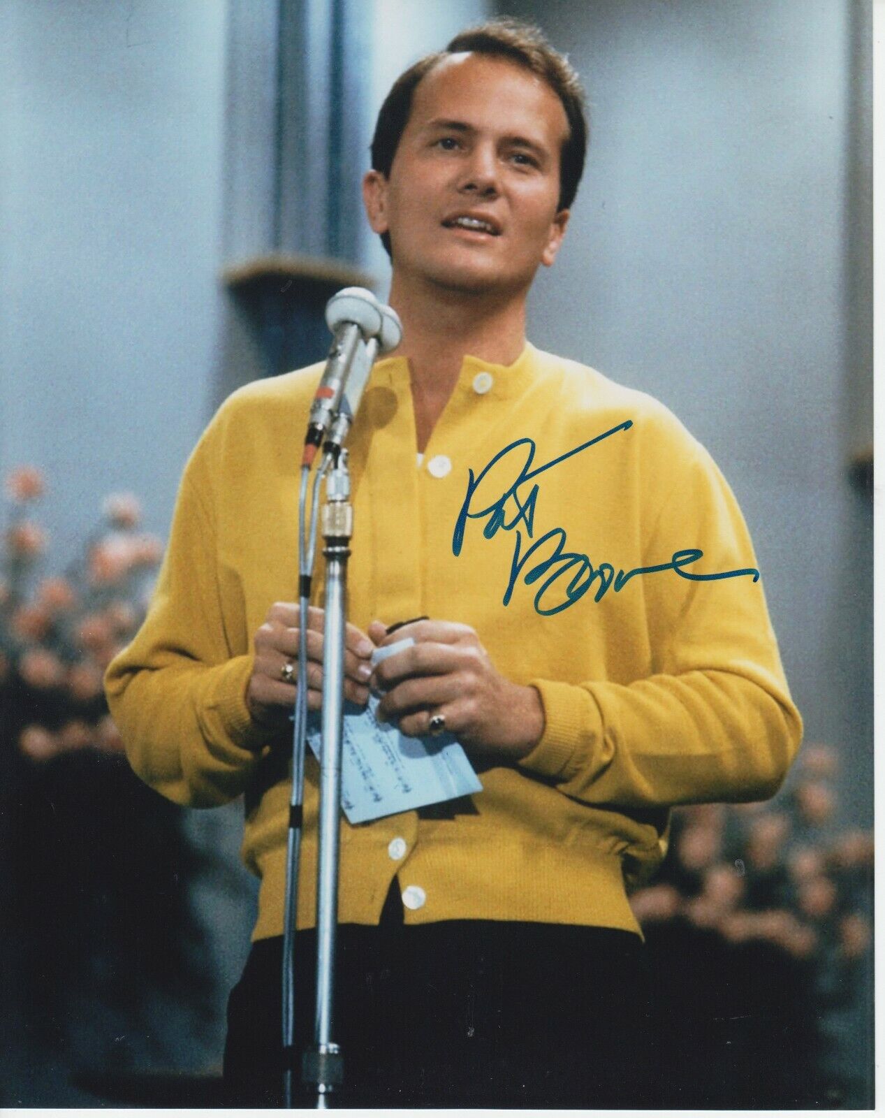 Pat Boone 8x10 Signed Photo Poster painting w/ COA Singer #1