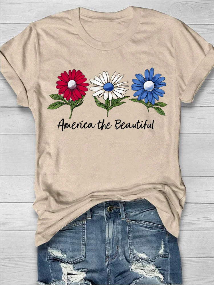 America The Beautiful T-shirt