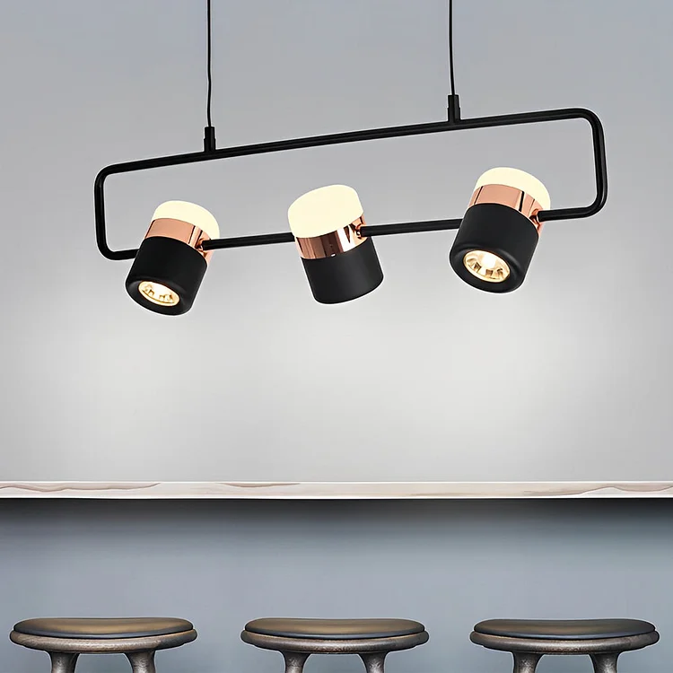 Rotatable Creative Electroplated Metal LED Nordic Chandelier Pendant Lights - Appledas