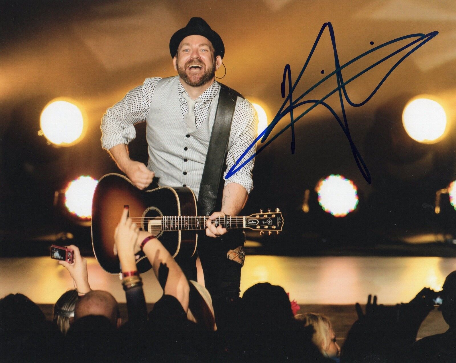 Kristian Bush Signed Sugarland 8x10 Photo Poster painting w/COA Stuck Like Glue #1