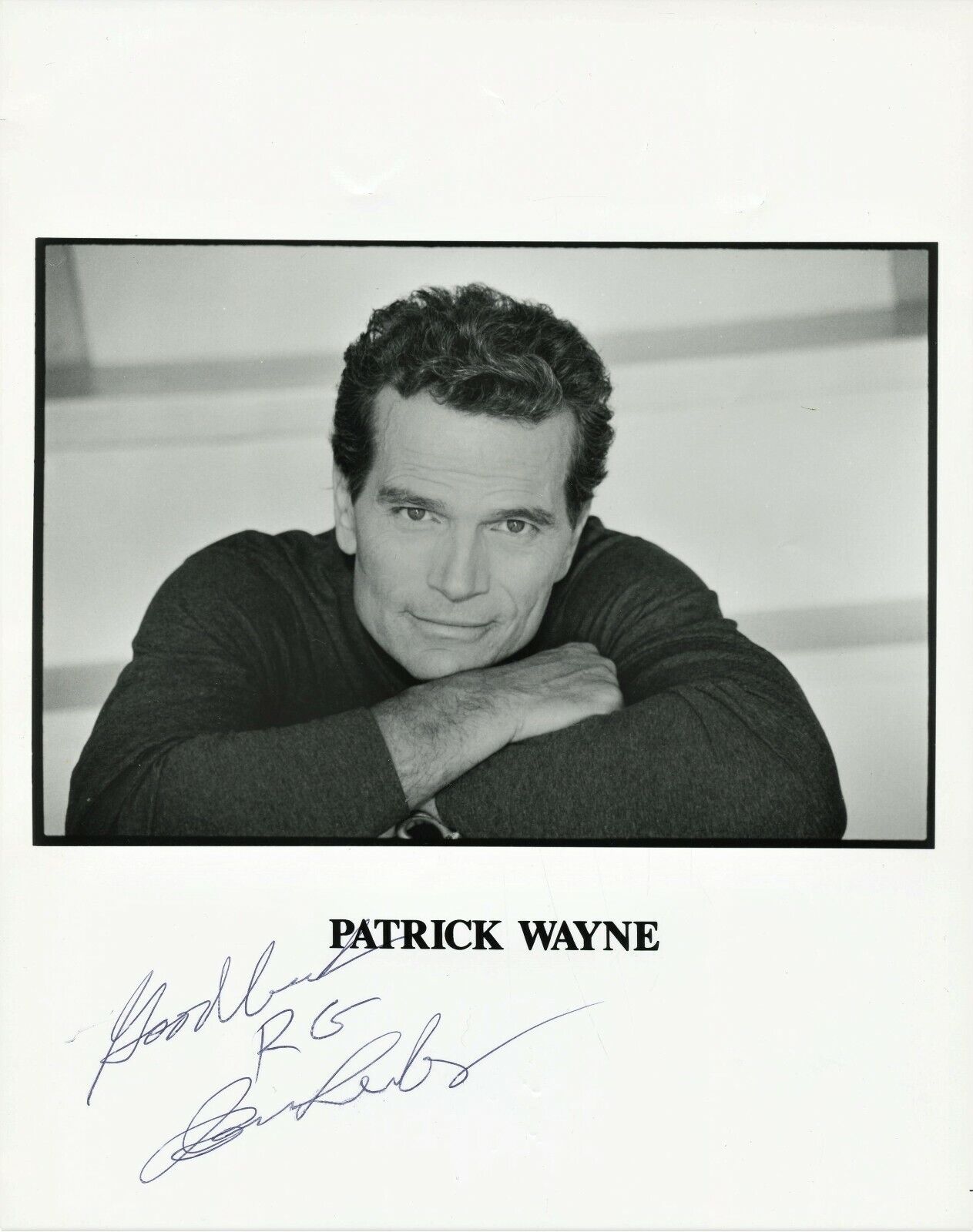 PATRICK WAYNE Signed Photo Poster painting