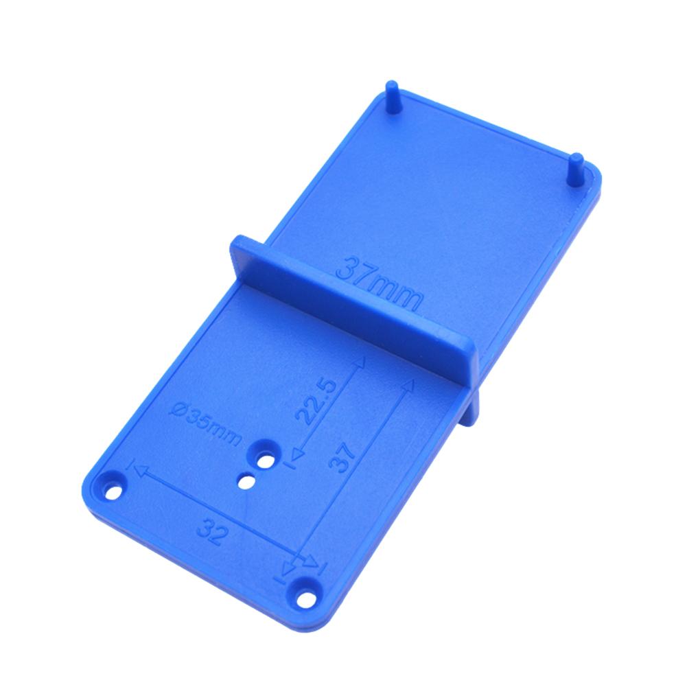

Woodworking Hinge Drill Hole Opener Locator Guide Drill Bit Hole Punch Tool, 501 Original