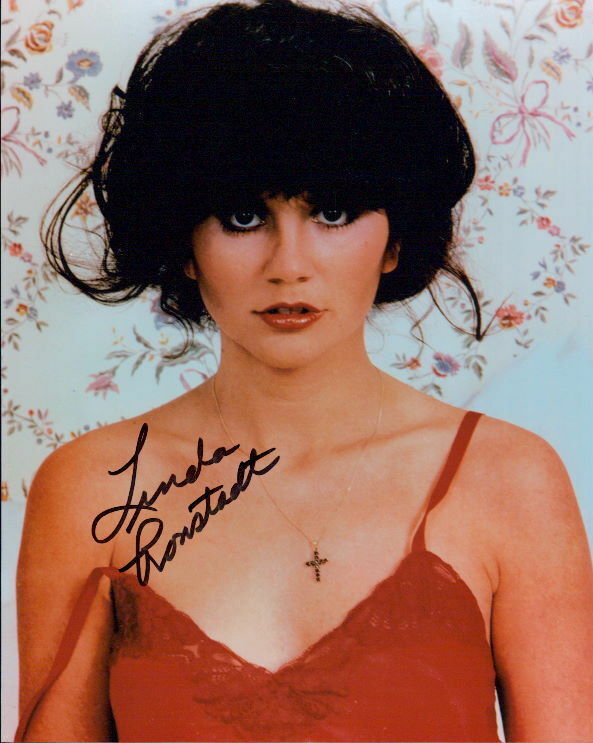 Linda Ronstadt vintage signed 8x10 Photo Poster painting In-person