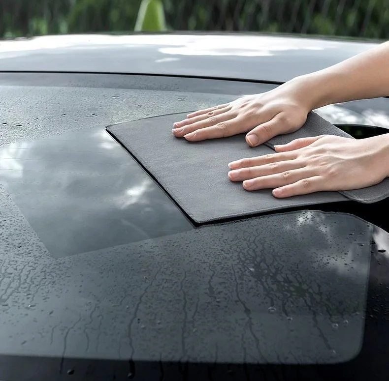 Car deerskin absorbent car wipes