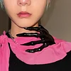 Halloween Skeleton Hand Necklace Holiday Costume Cosplay Props