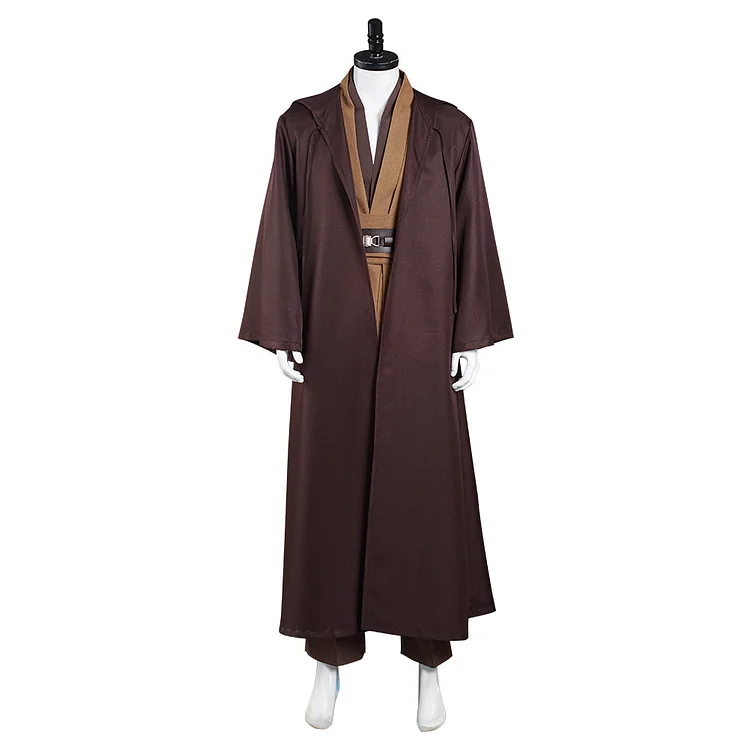 Kenobi Jedi TUNIC Cosplay Costume Brown Version Halloween Carnival Suit