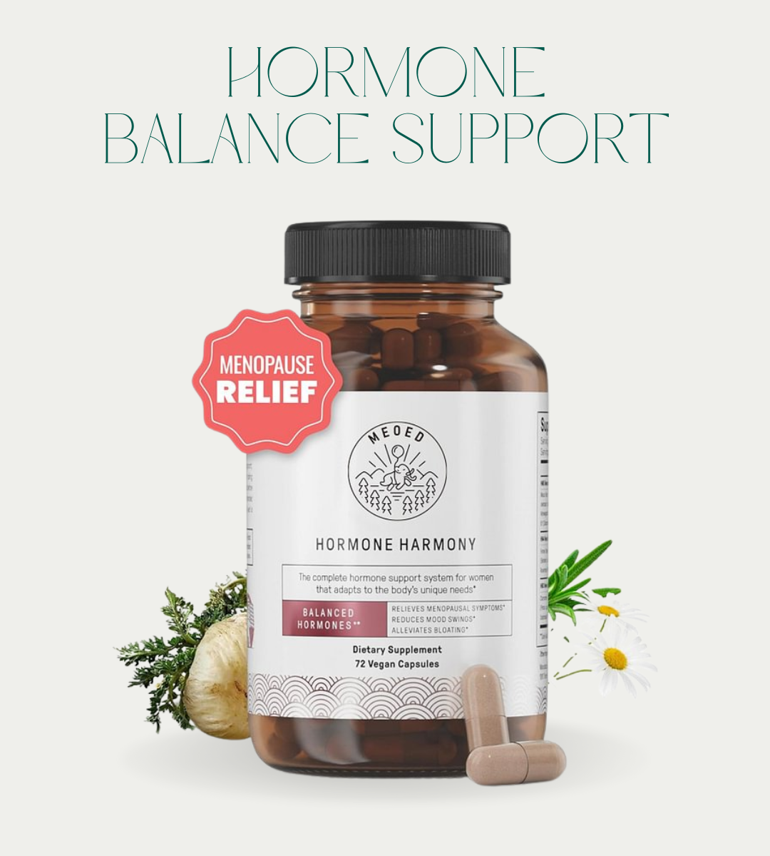 Hormone Balance Support for Women – Menopause & Mood Relief Formula