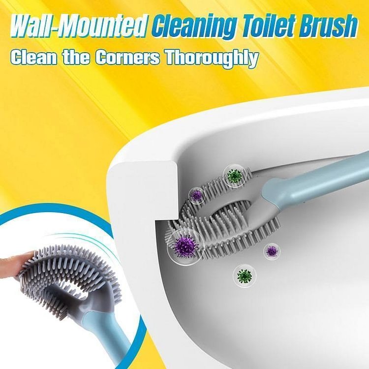 ?Hot Sale?Wall-Mounted Cleaning Toilet Brush（50% OFF）
