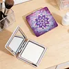 Mandala DIY, speziell geformte Diamantmalerei, Kompaktspiegel-Sets, Diamantkunst-Malerei, Taschenspiegel f&uuml;r Anf&auml;nger, Kunsthandwerksgeschenke f&uuml;r Fra