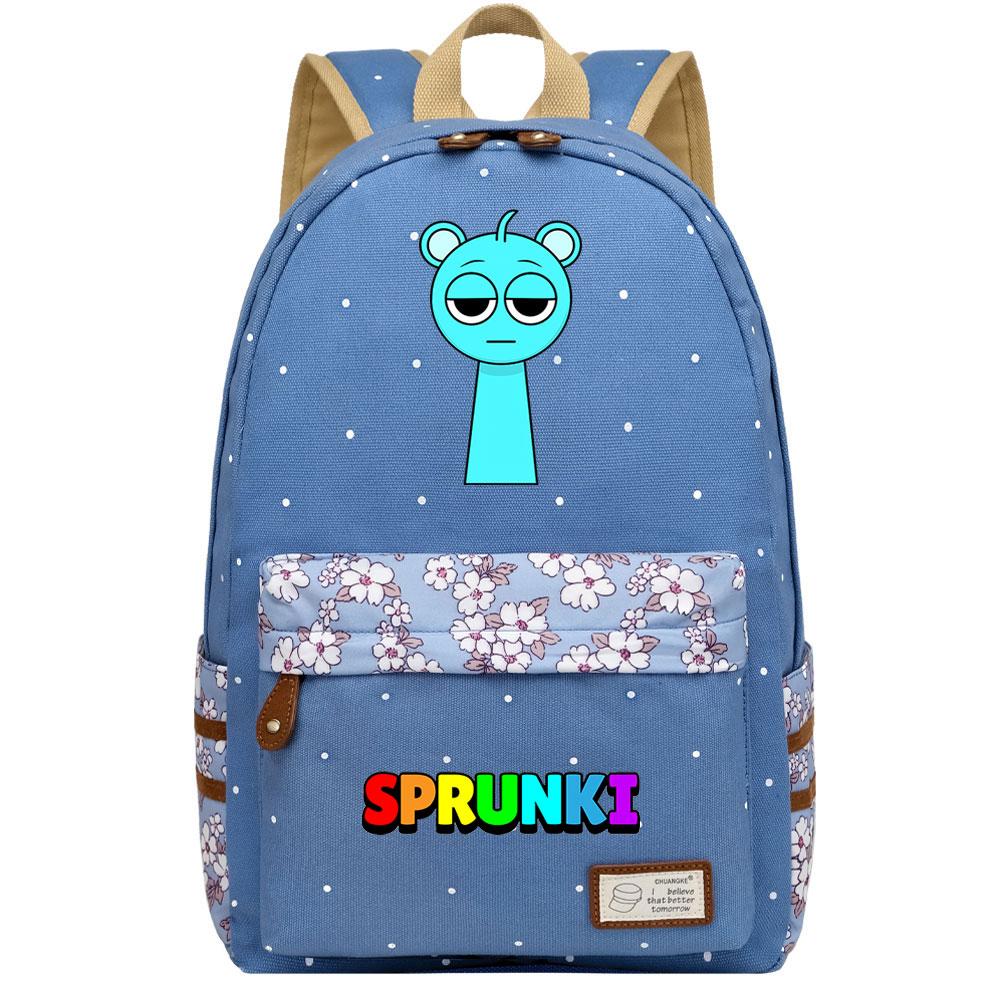 Mayoulove Sprunki Backpack Lightweight Design with Multiple Compartments for School Adventure-Mayoulove