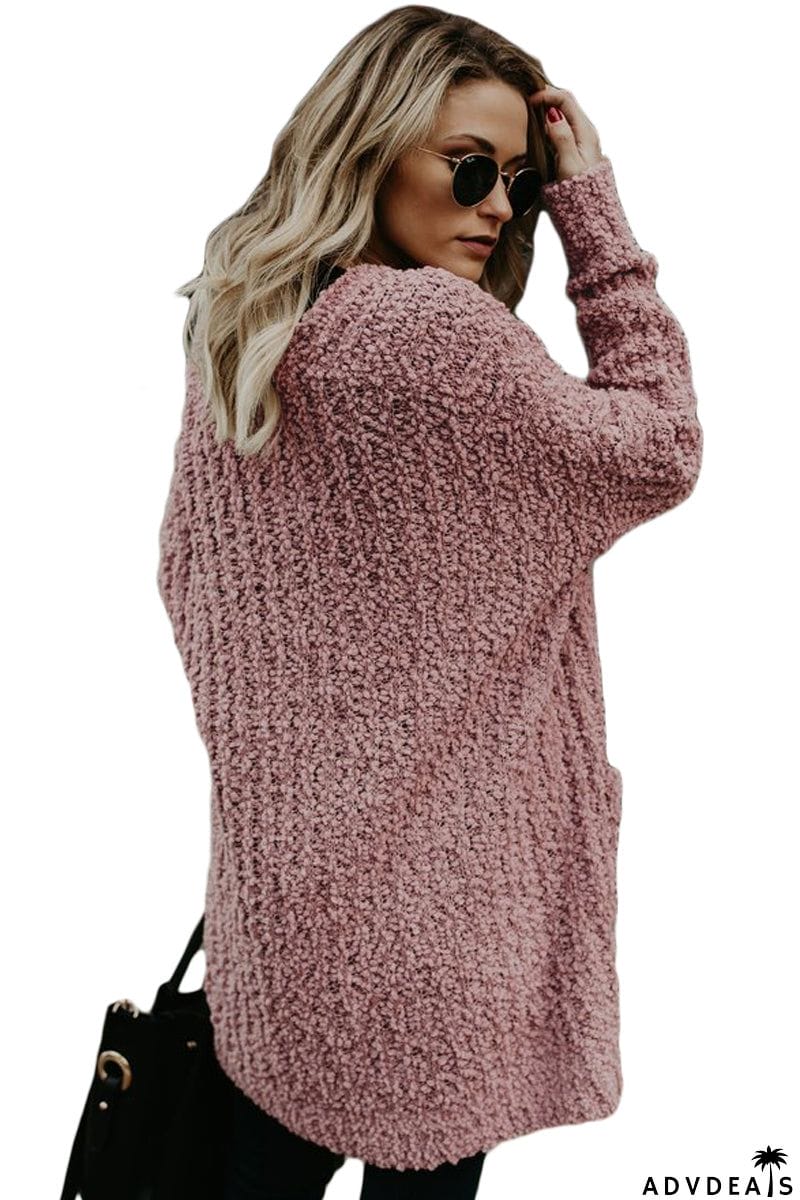 Creamy Pebble Beach Textured Cardigan