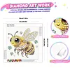 Honeybee DIY Partial Drill Diamond Painting Kit for Adults 30x30cm