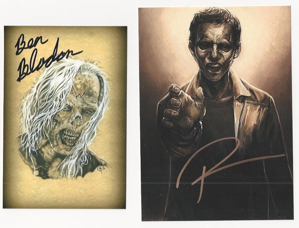 The Walking Dead - Set of 4 signed Photo Poster paintings