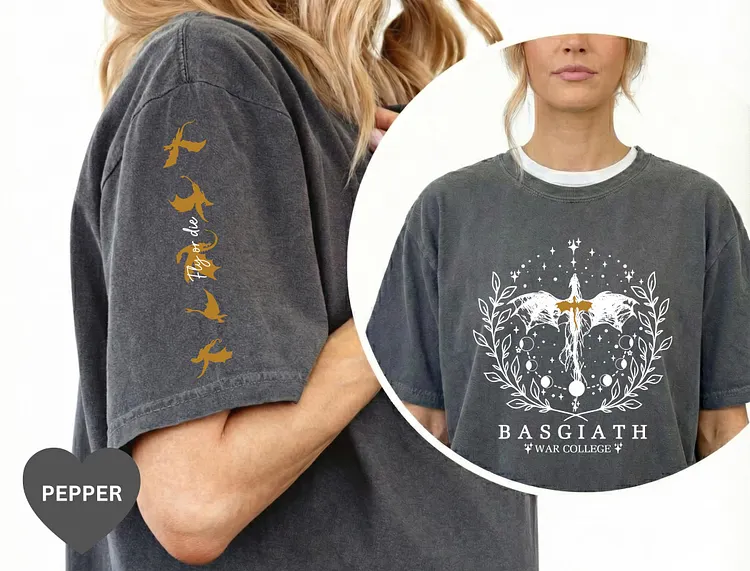 Comfort Colors Fourth Wing shirt, Basgiath War College, Dragon Rider, Violet Sorrengail, Xaden Riorson, Riders Quadrant, Fantasy reader