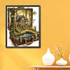 (Stamped/Counted) The Scenery In The Suitcase-11CT/14CT Stamped Cross Stitch 45*55cm/17.72*21.65in