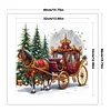 Christmas Carriage-11CT Stamped Cross Stitch 40*40cm/15.75*15.75in