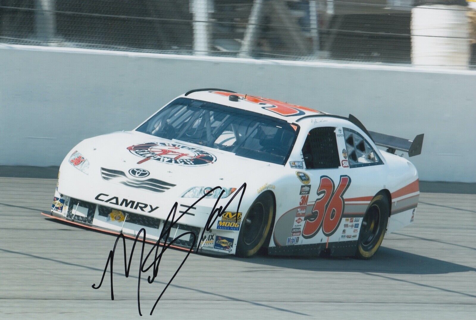 Mike Skinner Hand Signed 12x8 Photo Poster painting Nascar Autograph 4