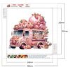 Diamond Painting-DIY Crystal Rhinestone Goblins Ice Cream Car