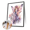 【Clearance Sale】Butterfly Girl-Paint by Numbers Acrylic Paintingg 50*60CM(Watercolor)