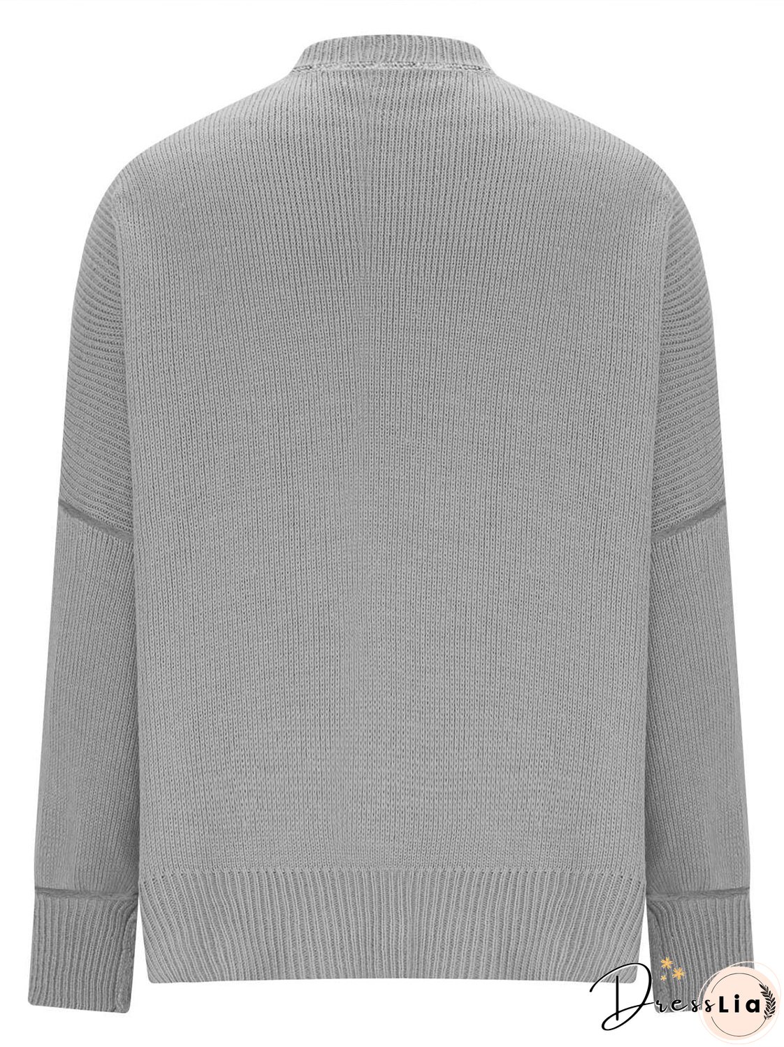 Round Neck Long Sleeve Sweater
