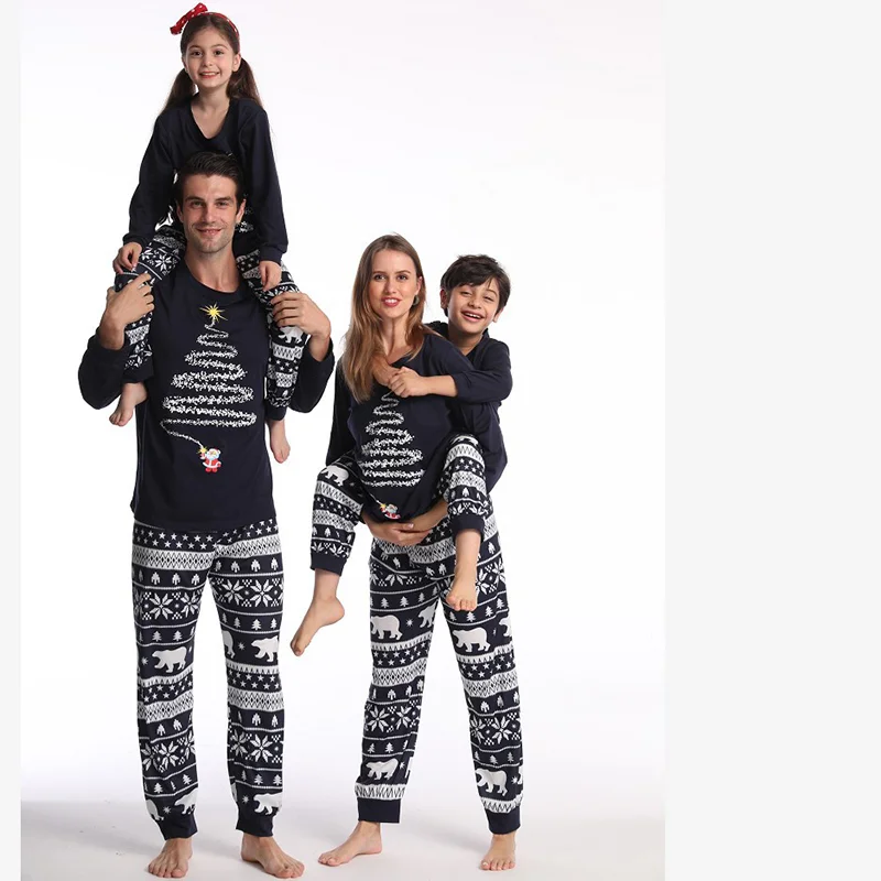 2022 Stylish Christmas Home Matching Pajama Set