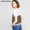 Vero Moda Brand 2018 NEW cotton lace sun-top loose O-Neck OL-style pullover women shirt |317341513