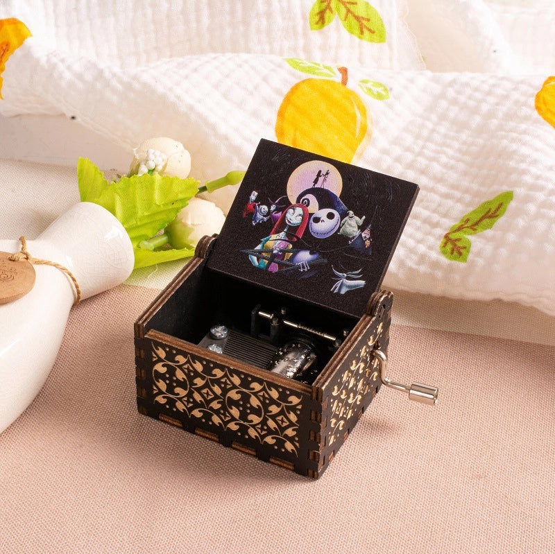 Halloween Vintage Style Pumpkin Letter Cat Wood