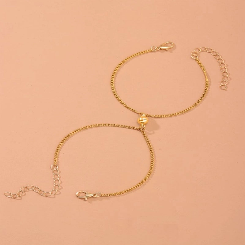 Casual Elegant Minimalist Solid Color 304 Stainless Steel Cable Chain Bracelets In Bulk