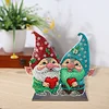 DIY Valentine's Day Gnome Diamond Painting Wooden Desktop Decor