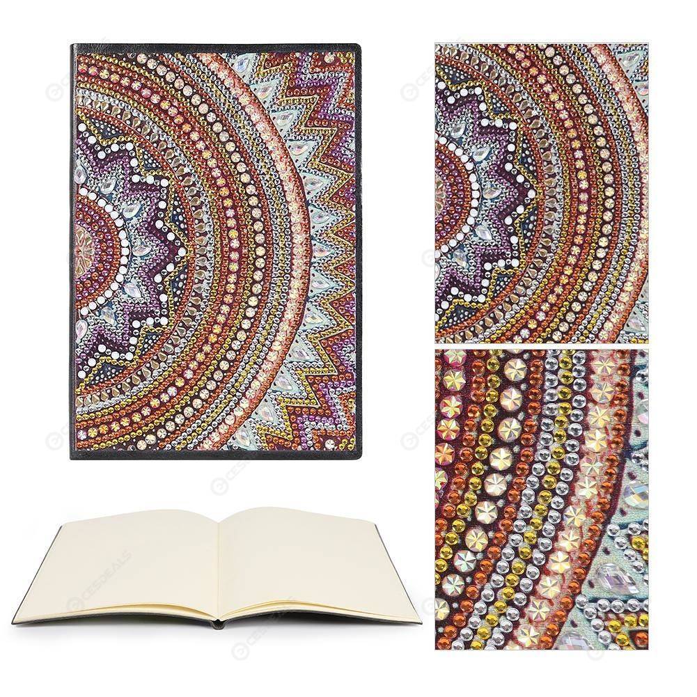 

Mandala-DIY Creative Diamond 50 Pages A5 Notebook, 501 Original