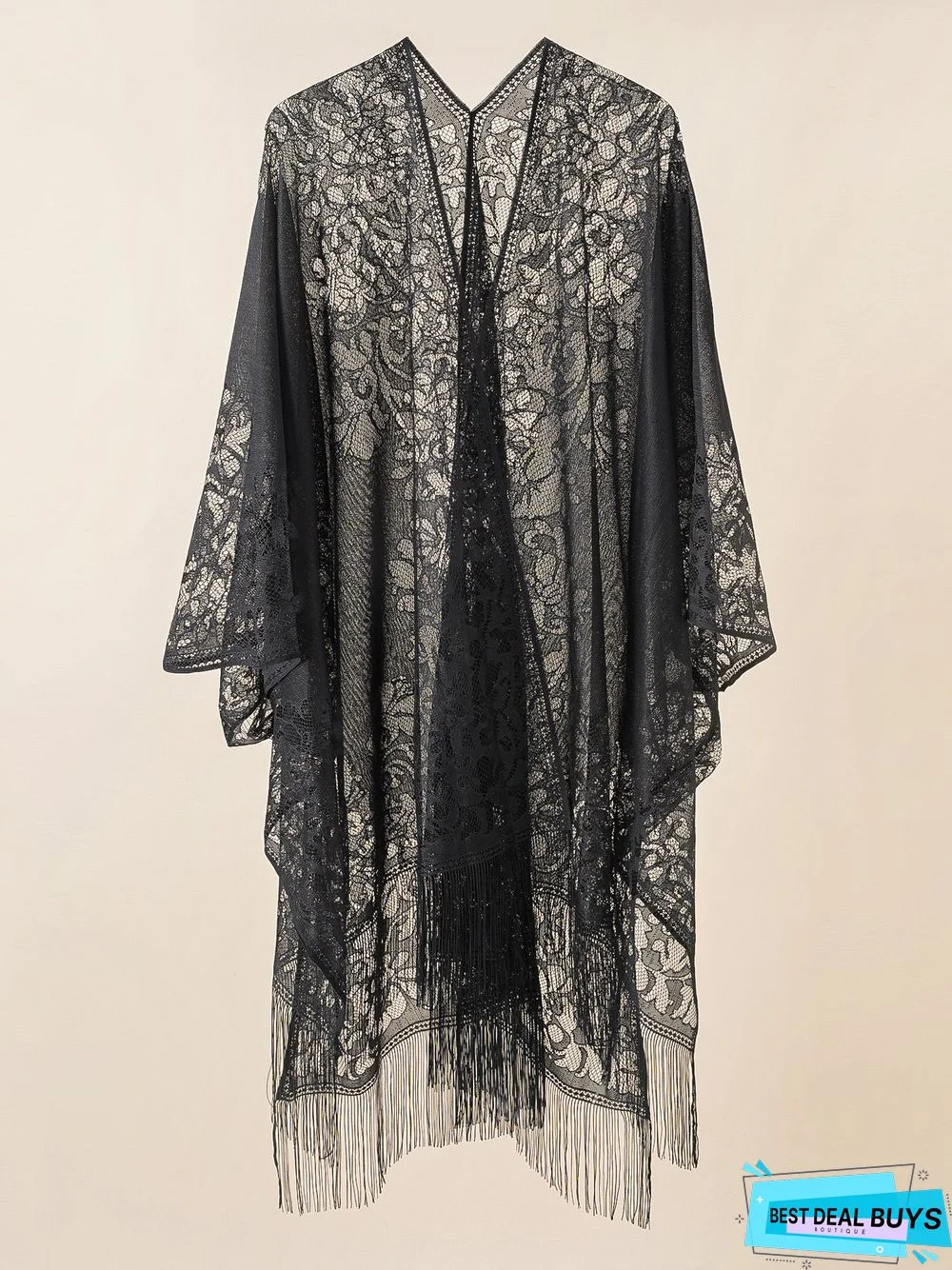 Boho Silk Cutout Floral Pattern Shawl Scarf Party Home Vacation Beach Accessories