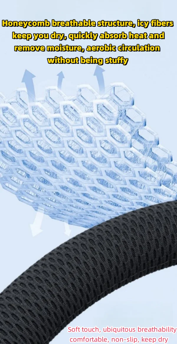 Honeycomb Ultra-thin Sweat-absorbent Breathable Steering Wheel Cover