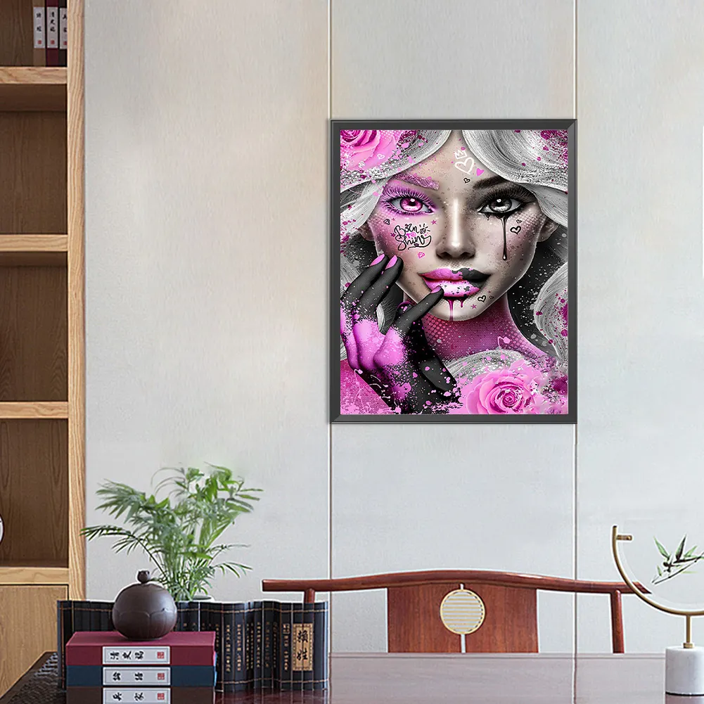 Full Round Diamond Painting 40*50cm - Girl