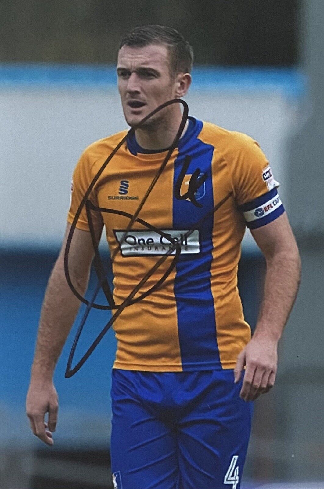 Lee Collins Genuine Hand Signed Mansfield Town 6X4 Photo Poster painting