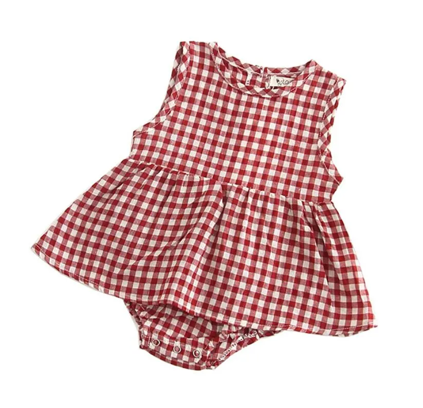 New 2021 Baby Girls Clothing Fashion Lapel Short Sleeves Rompers Summer Stars Printing Infant Clothes Baby Girls Rompers