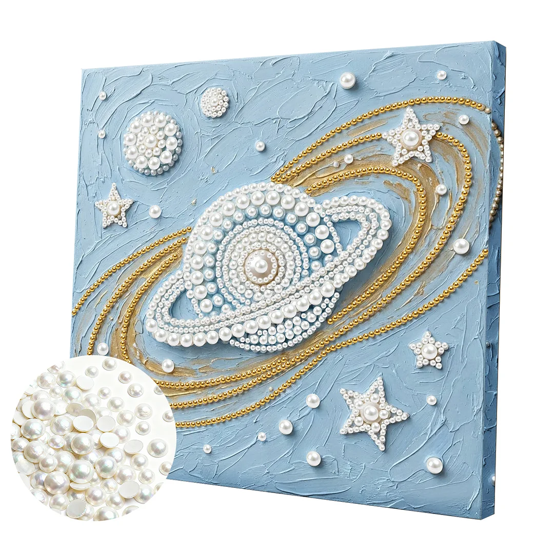 Starry Sky - DIY Pearl Diamond Art Kit With Frame 25*25cm