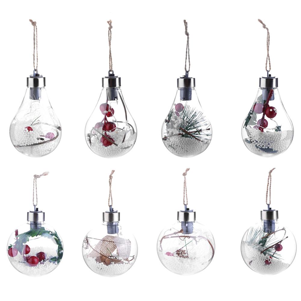 

LED Christmas Tree Drop Ornaments Xmas Hanging Pendant Christmas Decoration, Christmas light bul-d, 501 Original