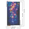(40*70cm)DIY Full Round Drill Diamond Painting-Flower