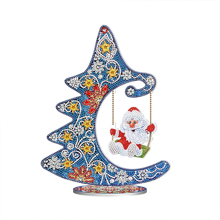 Home Desk Christmas Ornament - DIY Diamond Crafts