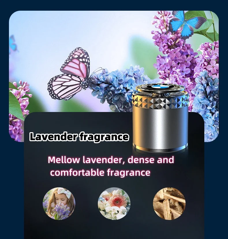 Car-mounted creative nanoscale deodorizing aromatherapy paste