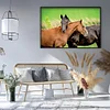 Diamond Painting -DIY Full Square Drill Snuggling Horses