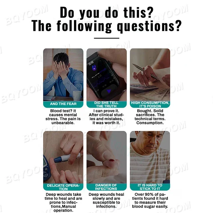 	BQYOOM&trade; 𝐍𝐨𝐧-𝐈𝐧𝐯𝐚𝐬𝐢𝐯𝐞 𝐁𝐥𝐨𝐨𝐝 𝐆𝐥𝐮𝐜𝐨𝐬𝐞 𝐌𝐞𝐭𝐞𝐫