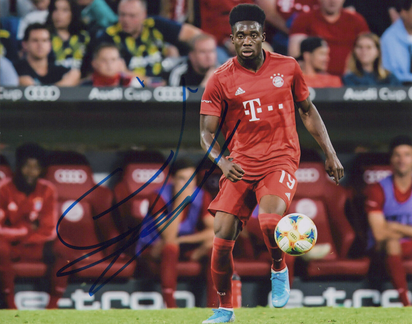 ALPHONSO DAVIES signed BAYERN MUNICH